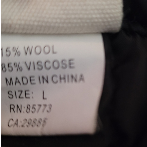 O'NEILL VTG Hoodie Grey Plaid Acrylic Wool Blend Jacket Long Sleeve Size Large - Picture 3 of 8